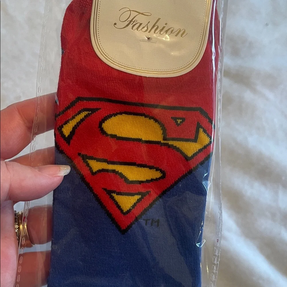 Superhero Themed Socks Set of 5 nwt ankle socks fits shoe youth 2.5 - womens 10